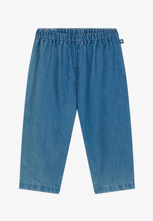 ELASTICATED WAIST - Jeans Straight Leg - blue