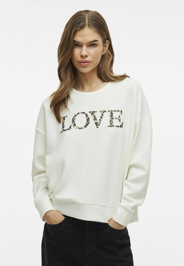 RUNDHALS - Sweatshirt - cloud dancer