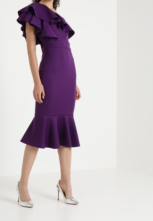 lilac dress and silver shoes lilac dream  follow for more outfit ideas , Matching Set:  @shoprayn.co , Dress: @houseofcb, Shoes: @dreampairsshoes , Earrings:  @lulus , Perfume: @diorbeauty, #wedding #weddingguest #outfitideas