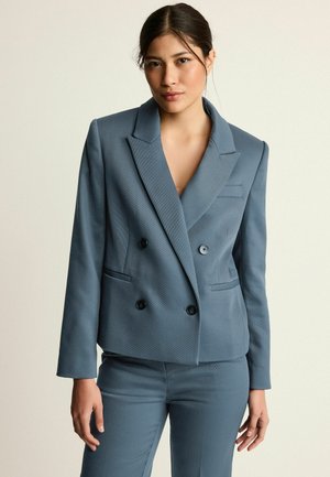 TAILORED DOUBLE BREASTED REGULAR FIT - Blejzer - blue