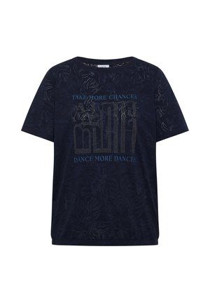 Cecil, T-SHIRT IN AUSBRENNER-OPTIK - T-Shirt print - universal blue