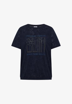 Cecil, T-SHIRT IN AUSBRENNER-OPTIK - T-Shirt print - universal blue