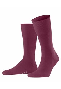 FALKE AIRPORT - Socken - red plum