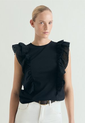 Scalpers, SCALPERS TAPE TEE - T-shirt imprimé - black