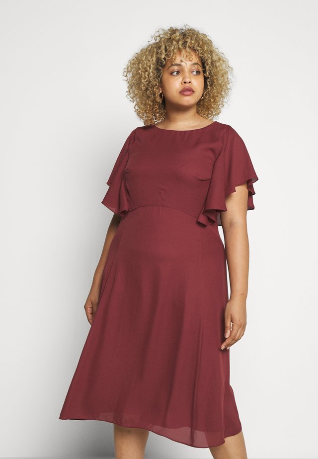 Day dress - earth red