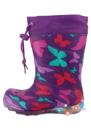 BUTTERFLY WARMFUTTER - Gummistiefel - lila