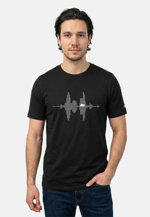FORSBERG, T-shirt con stampa - schwarz