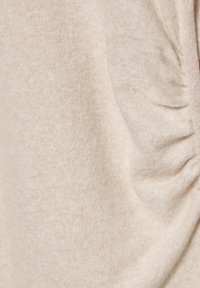 PULL&BEAR SOFT TOUCH GATHERED - Langærmet T-shirt - beige