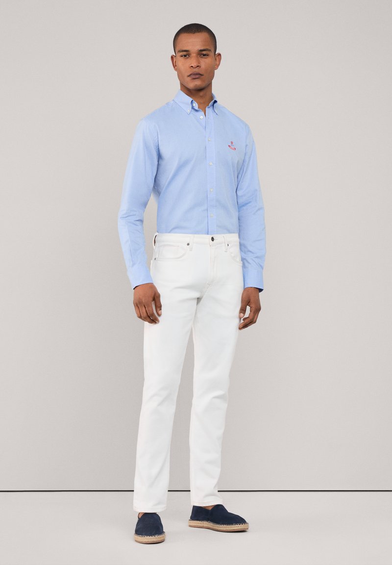 Suitsupply Try On Slim Fit Chemise Habillée Homme 38L/15L Boutonné Bleu