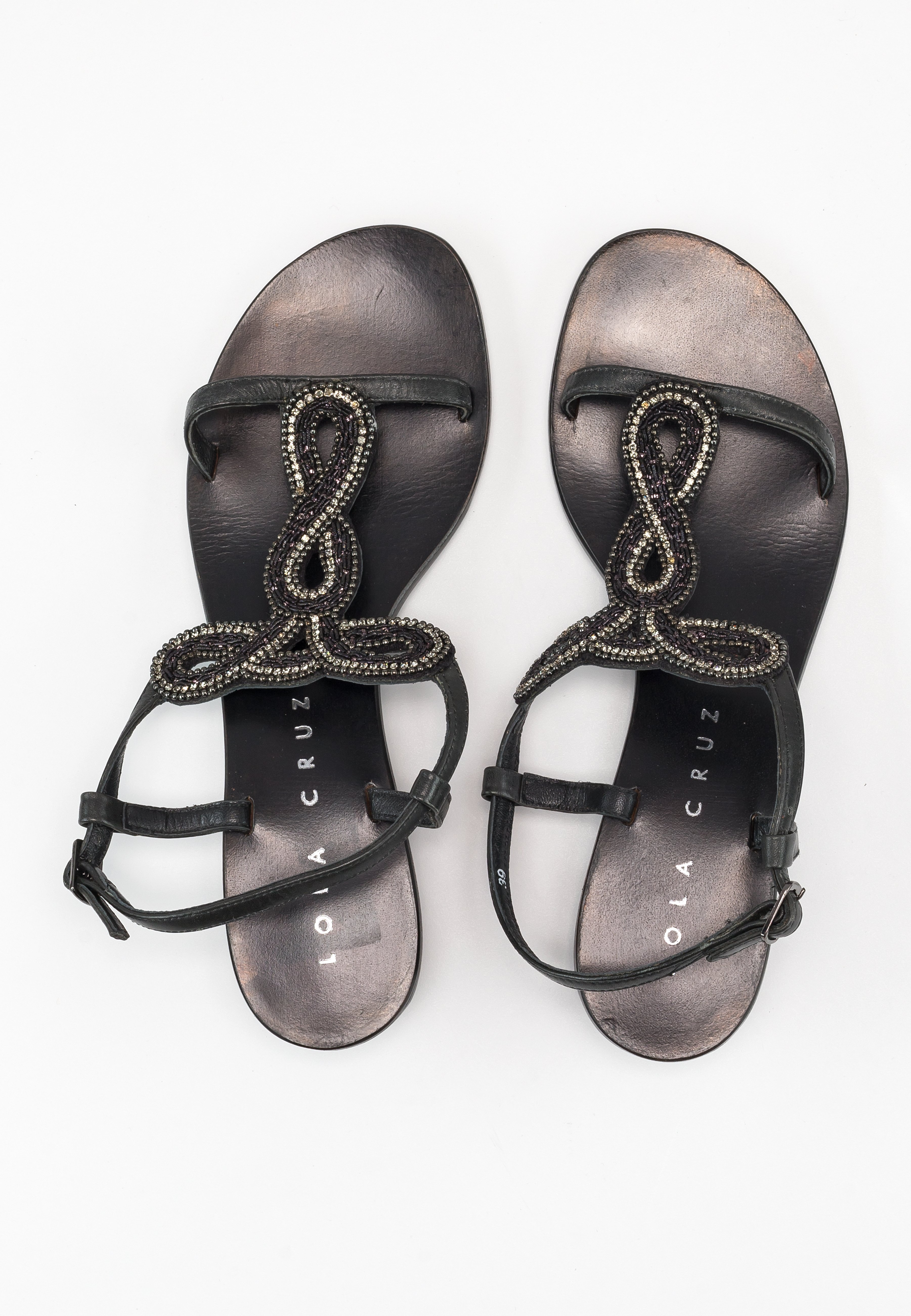 Lola Cruz Sandalen - black/zwart - (Pre-owned) - Zalando.be