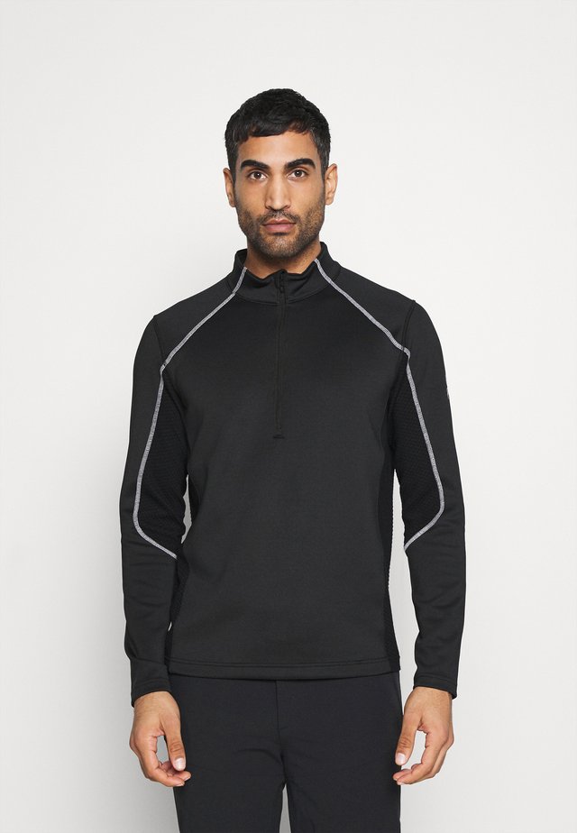 HALCYON - Felpa in pile - black/white
