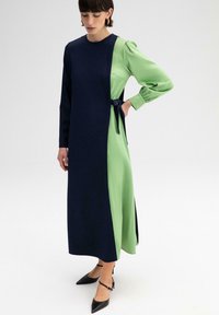 Touché Privé CONTRAST - Maxi šaty - navy blue