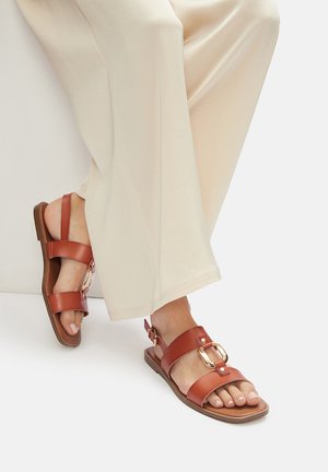 Jenny Páskové sandály  - brown