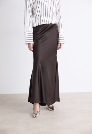 Cras MERMAIDCRAS SKIRT - Jupe longue - chocolate torte