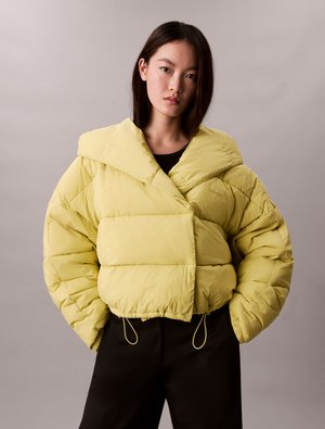 BLANKET JACKET - Winterjas - green banana