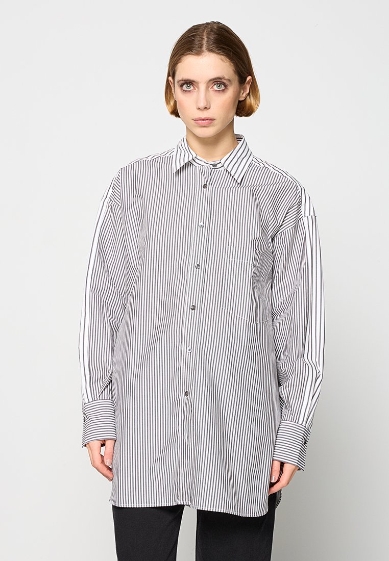 closed Overhemdblouse grijs