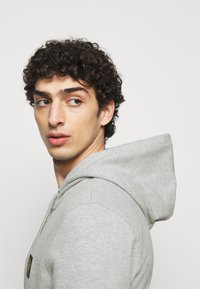 Belstaff FULL ZIP HOODIE - Camisola com fecho - grey melange