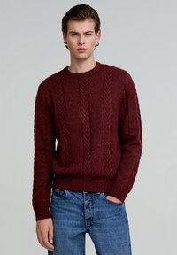 Scalpers SOLLEY TRICOT - Svetr - burgundy
