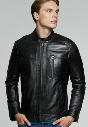 Derimod Leren jas - black