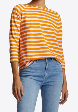 Langærmet T-shirt - orange