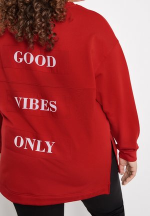 Sweatshirt - red