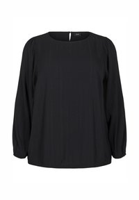 Zizzi MIT GLITZER - Bluza - black silver