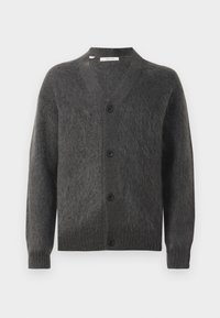 SLHMEIS EDIT V NECK CARDIGAN - Kofta - asphalt
