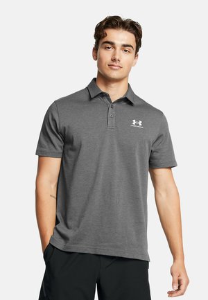 ICON KURZARM - Polo - castlerock light heather