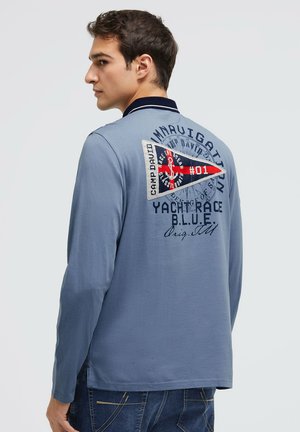 MIT RÜCKEN-ARTWORK - Polo shirt - vintage blue