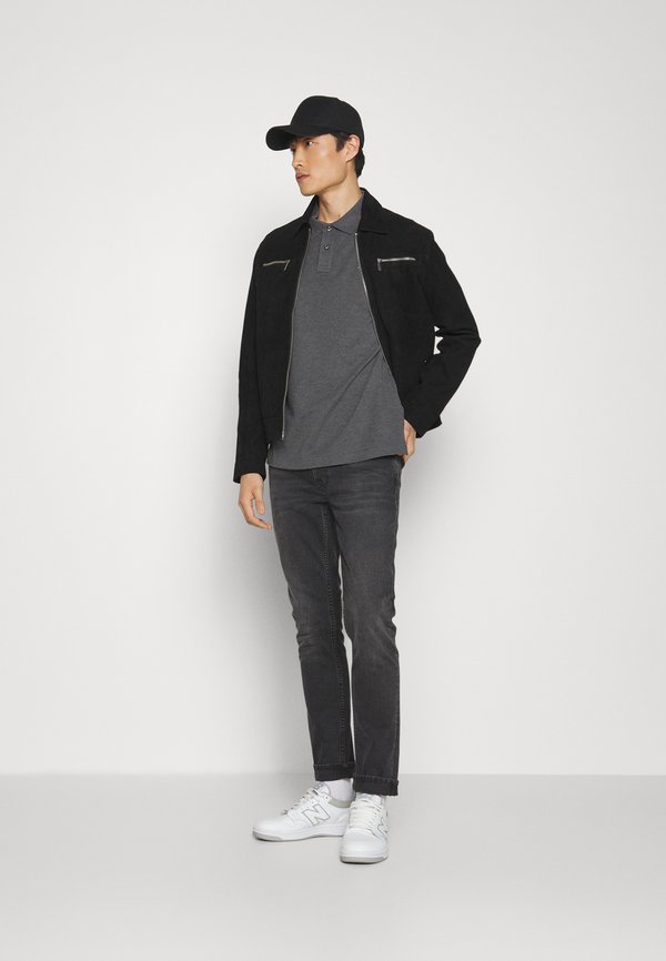 REG SHIELD SS - Polo shirt - antracit melange2