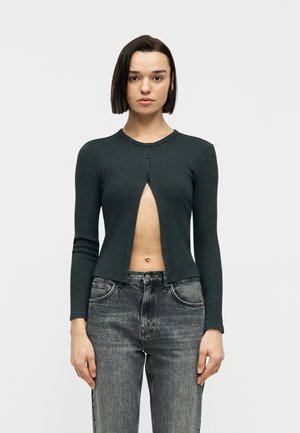 NMMAYA WASHED CARDIGAN - Gilet - black