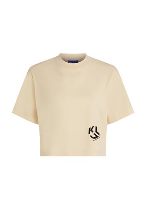 Karl Lagerfeld Jeans T-shirt con stampa - wood ash