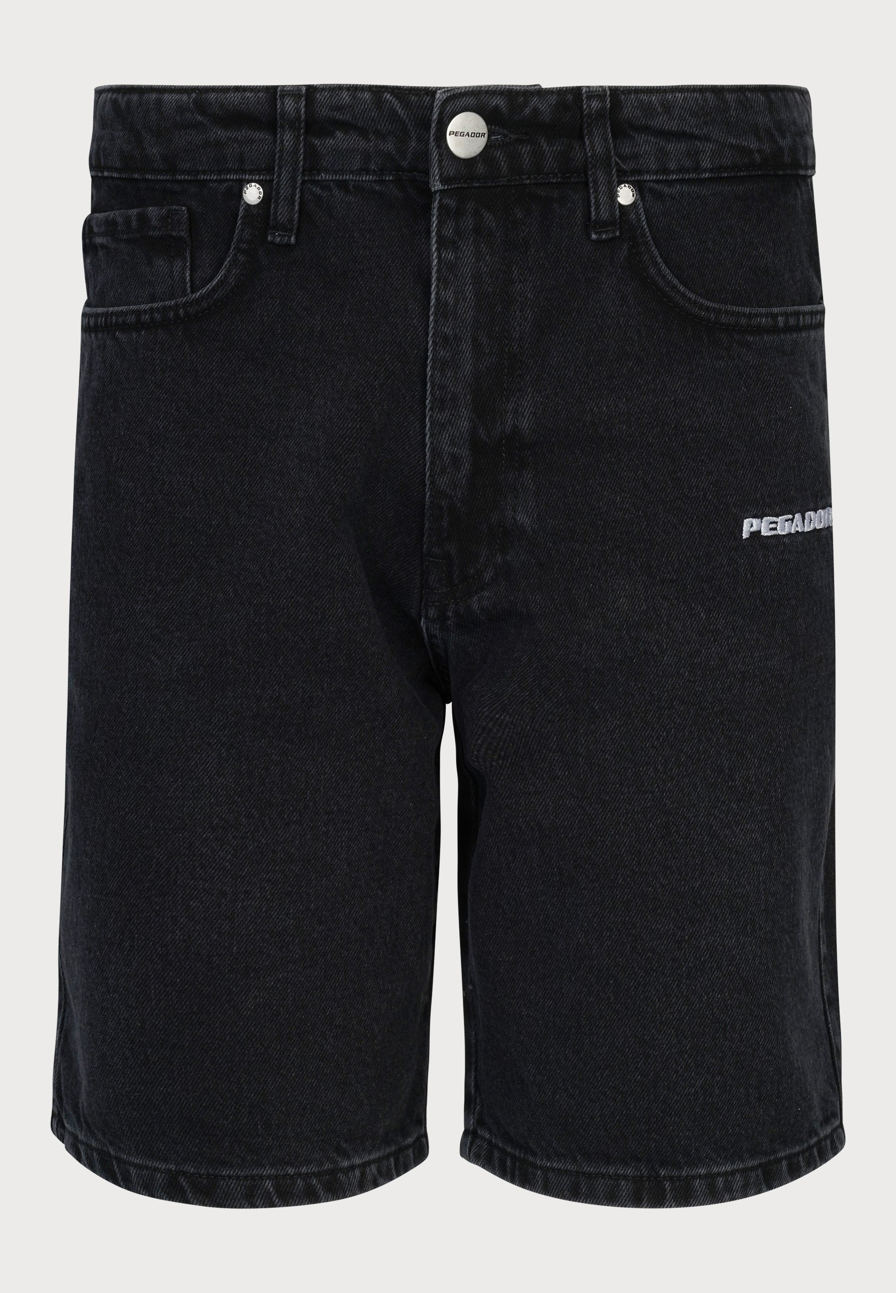 Pegador EARL Denim shorts washed black black denim Zalando.ie