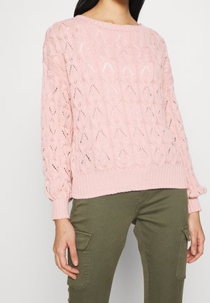 Strickpullover - rose gold-coloured
