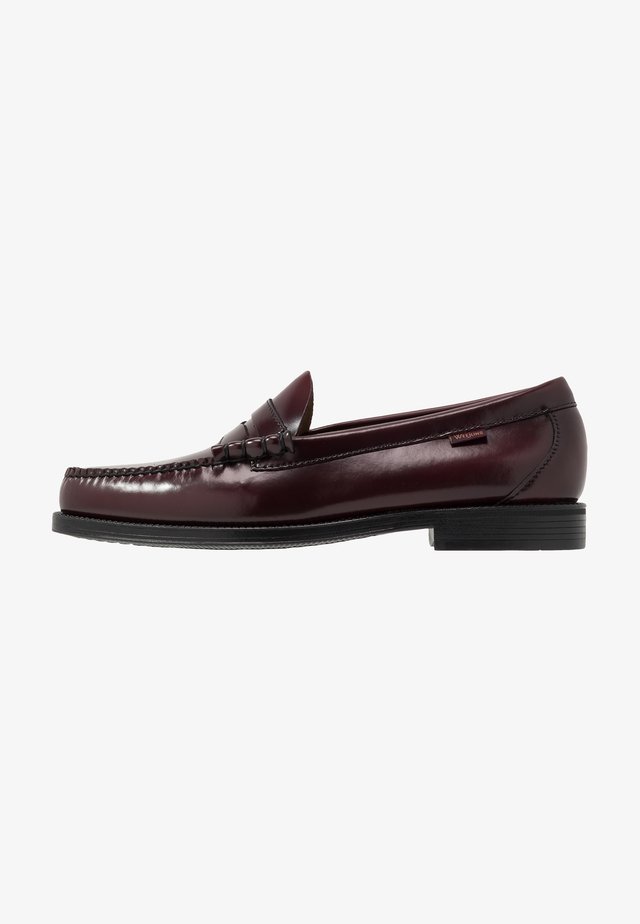 WEEJUN LARSON PENNY - Smart slip-ons - wine