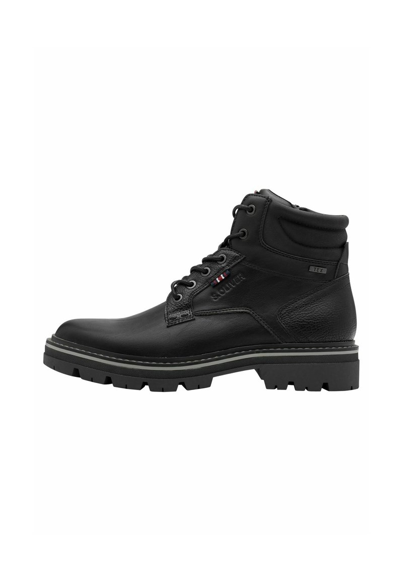 s.Oliver Botines con cordones - black
