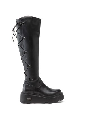 NEW ROCK - Stivali con la zeppa - screziato-mottled black