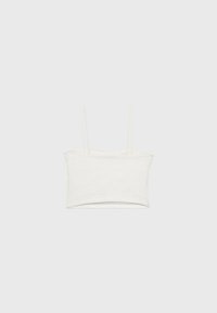 Stradivarius STRAPPY FLORAL  - Camicetta - white