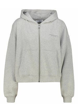 Mikina na zip - grey