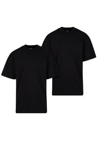 Urban Classics TEE 2-PACK - T-Shirt basic - black+black