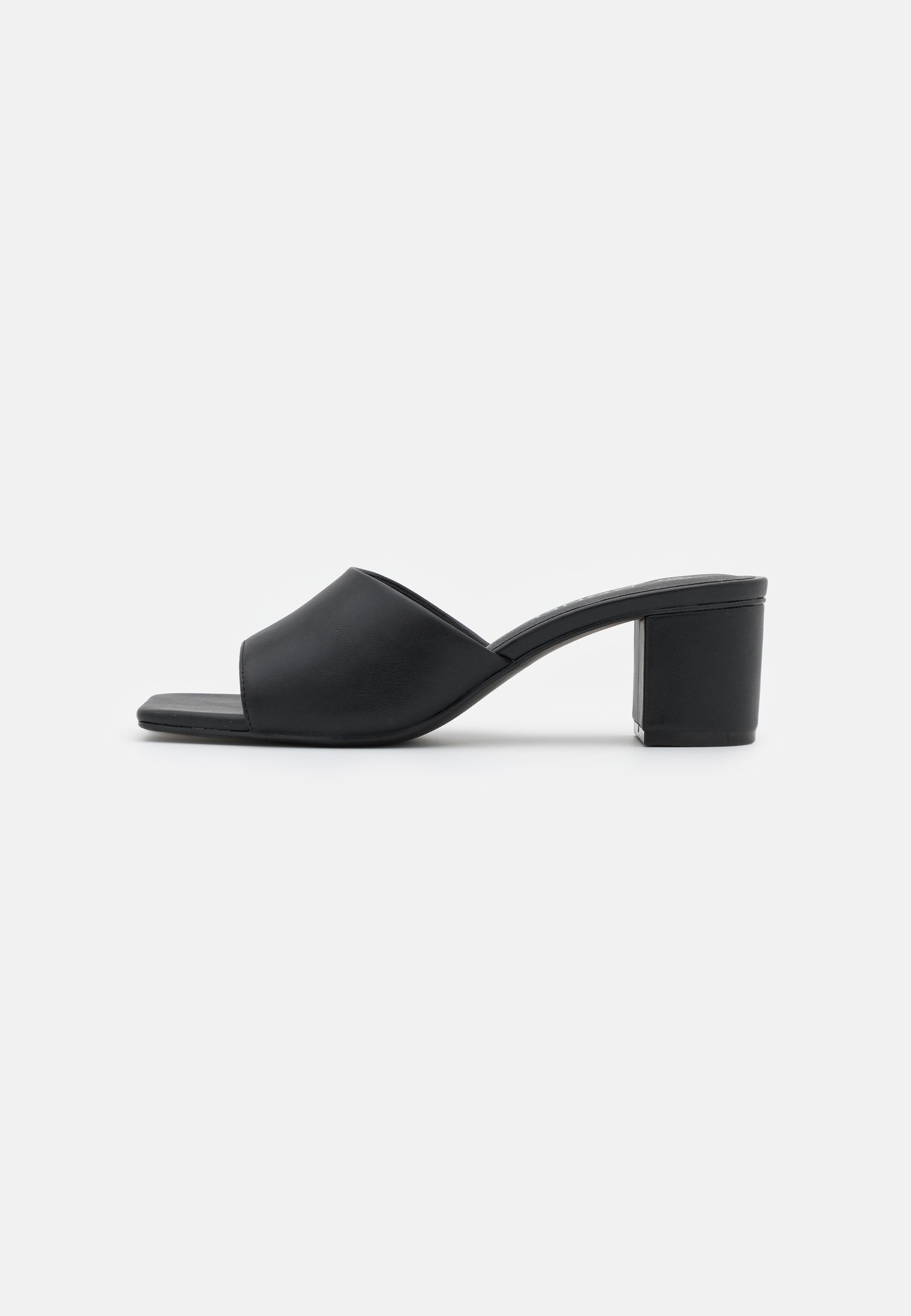 Monki Muiltjes met hak - black dark/zwart - Zalando.be