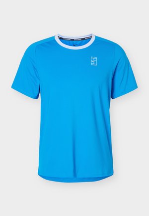 Nike Performance, NIKECOURT ADVANTAGE - Spordi T-särk - light photo blue/hydrogen blue/white