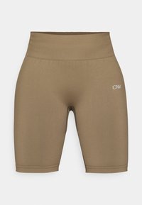 ICANIWILL DEFINE SEAMLESS BIKER SHORTS Leggings dark sand