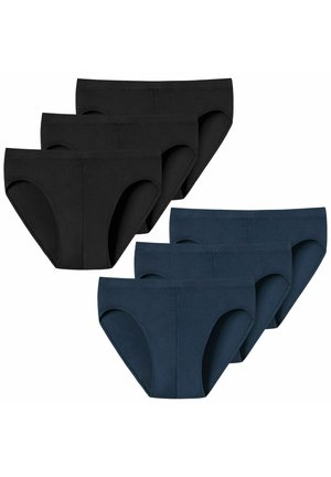 uncover by Schiesser 6ER PACK - Slip - navy schwarz