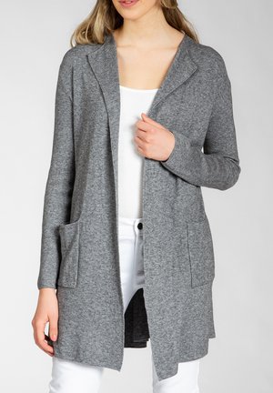 Cardigan - grau meliert