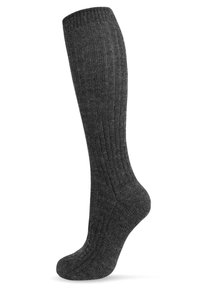 Normani KNEE HIGH PURE WOOL 3 PACK - Dokoljenke - anthrazitmelange