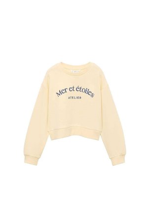 Sweatshirt - yellow