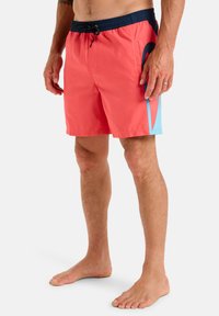 Quiksilver EVERYDAY HOLMES  VOLLEY - Plavecké šortky - spiced coral holmes