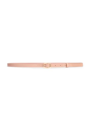 SKINNY PATENT - Remen - nude
