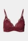 BRA BRALETTE NORA - Liemenėlė su trikampio formos kaušeliais - dark dusty red